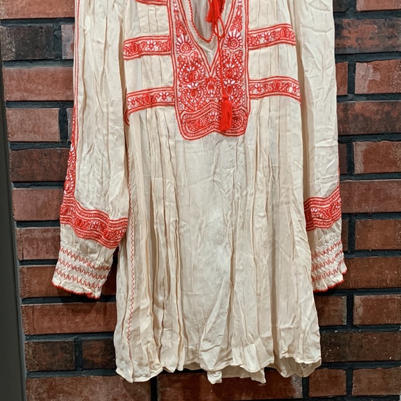 🎉HP🎊Free People Wind Willow Embroidered Dress - Picture 5 of 15